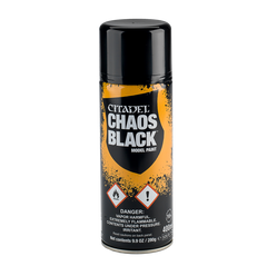 Games Workshop Citadel Chaos Black Spray Paint