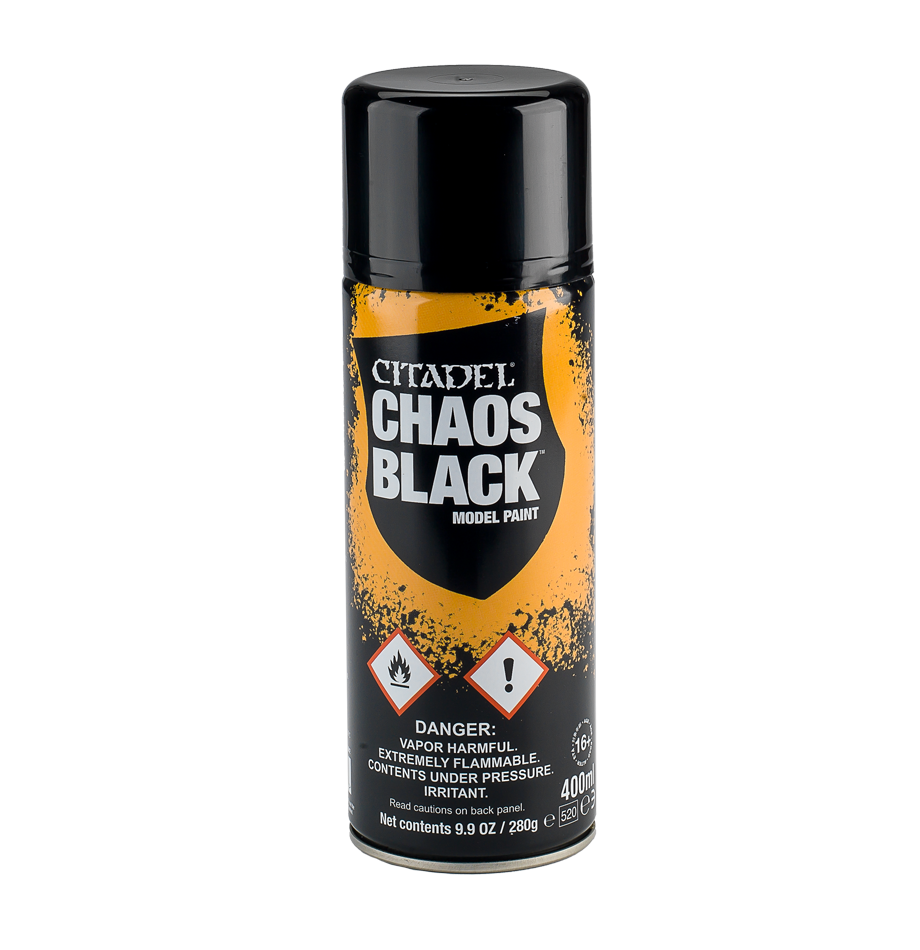 Games Workshop Citadel Black Spray