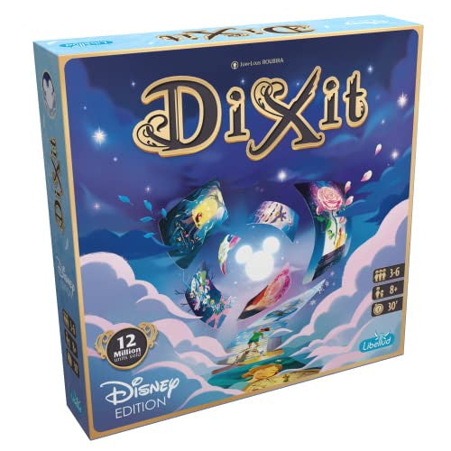 Dixit Disney Edition Board Game | Storytelling Game for Kids and Adults | Fun Game for Family Game Night | Creative Kids Game | Ages 8+ | 3-6 Players | Average Playtime 30 Minutes | Made by Libellud