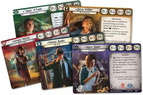 Fantasy Flight Games Arkham Horror The Card Game Revised Core Set Horror Mystery Cooperative Games Adults Teens Ages 14 Plus 1 to 4 Players Avg Playtime 1 to 2 Hours AHC60