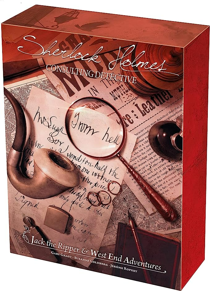 Asmodee Sherlock Holmes Consulting Detective Jack the Ripper & West End Adventures Strategy Board Game ASM-SHEH02