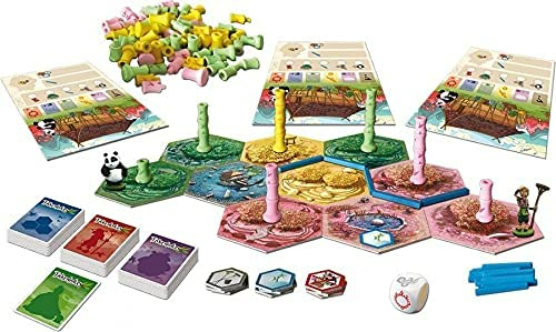 Asmodee Takenoko Board Game Bamboo Farming Game Panda Themed Strategy Fun Family Game for Adults and Kids Ages 8+ for 2-4 Players with 45 Minutes Average Playtime ASM-TAK01