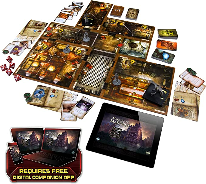 Fantasy Flight Games Mansions of Madness Second Edition Horror Mystery Board Game Ages 14 Plus 1 to 5 Players FFG MAD20