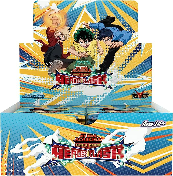 My Hero Academia CCG: Heroes Clash Booster Display