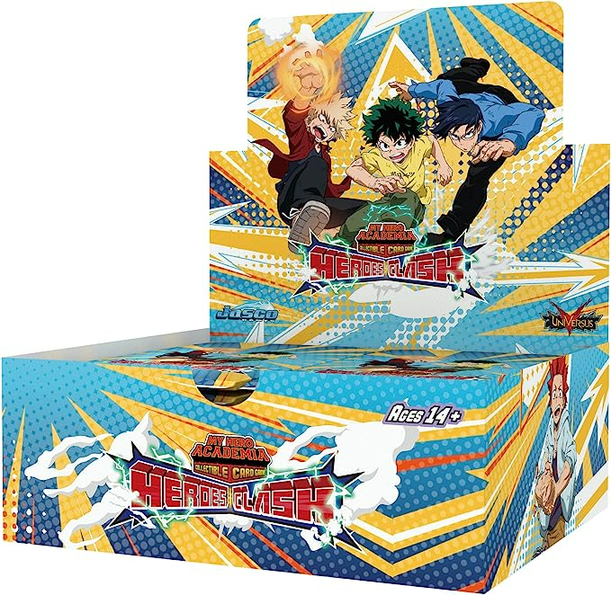 My Hero Academia CCG: Heroes Clash Booster Display