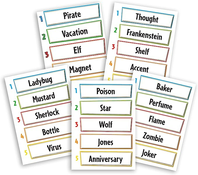 Asmodee Just One Party Game White Box Cooperative Board Game for Adults and Kids Fun Games for Family Game Night Ages 8 and up 3-7 Players Average Playtime 20 Minutes Made by Repos Production JOUS01