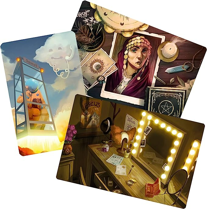 Asmodee Mysterium Park Board Game Cooperative Mystery Game for Adults and Family for Ages 10 and up for 2 to 6 Players Average Playtime 30 Minutes MYST04