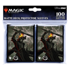 Magic the Gathering CCG The Lord of the Rings Tales of Middle earth 100ct Deck Protector Sleeves D - Featuring Sauron UPI-19817