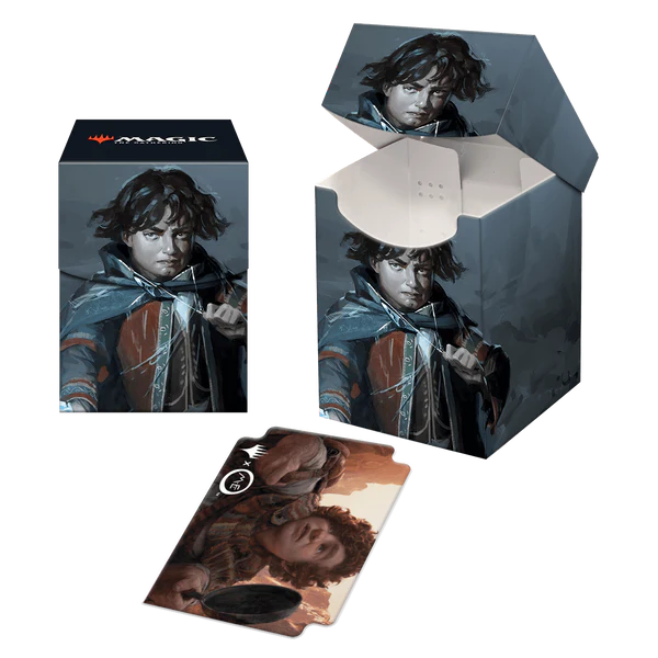 Ultra PRO Magic the Gathering CCG The Lord of the Rings Tales of Middle-earth 100+ Deck Box A - Featuring Frodo UPI-19822