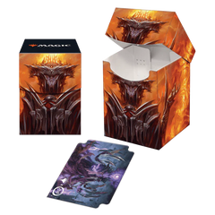 Ultra PRO Magic the Gathering CCG The Lord of the Rings Tales of Middle-earth 100+ Deck Box 3 - Featuring Sauron UPI-19828