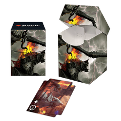 Ultra PRO Magic the Gathering CCG The Lord of the Rings Tales of Middle-earth 100+ Deck Box D - Featuring Sauron UPI-19825
