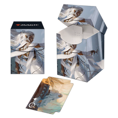 Ultra PRO Magic the Gathering CCG The Lord of the Rings Tales of Middle-earth 100+ Deck Box C - Featuring Galadriel UPI-19824