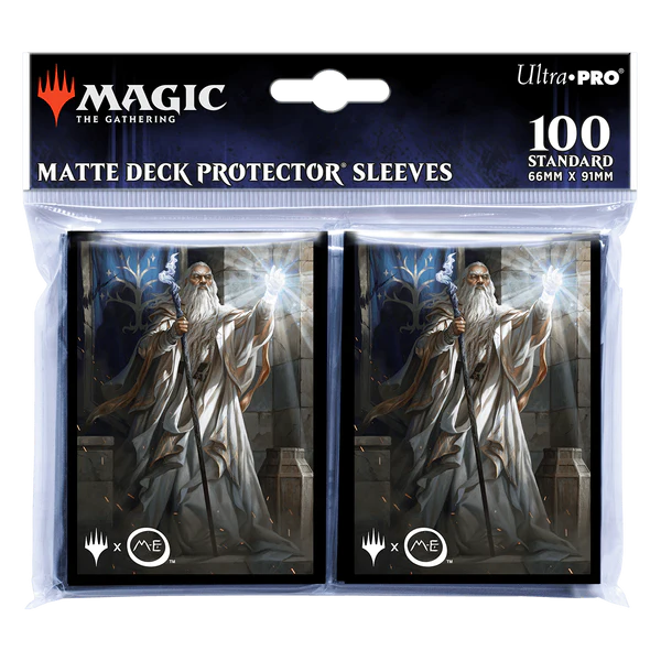 Ultra PRO Magic the Gathering CCG The Lord of the Rings Tales of Middle-earth 100ct Deck Protector Sleeves 2 - Featuring Gandalf UPI-19819