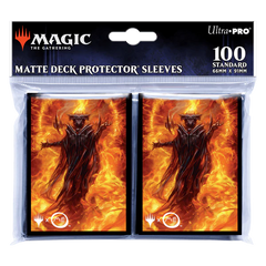 Ultra PRO Magic the Gathering CCG The Lord of the Rings Tales of Middle-earth 100ct Deck Protector Sleeves 3 - Featuring Sauron UPI-19820