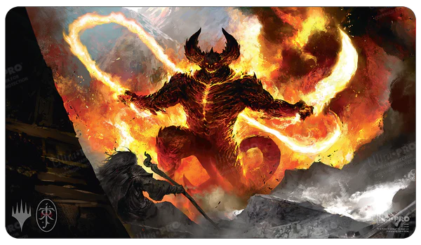 Ultra PRO Magic the Gathering CCG The Lord of the Rings Tales of Middle-earth Playmat 5 - Featuring The Balrog UPI-19846