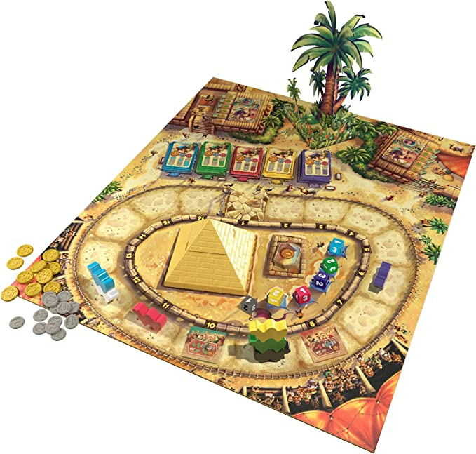 Pretzel Games Camel Up Second Edition Strategy Dice Game Family Board Game For Adults And Kids Ages 8 And Up 3 To 8 Players Average Playtime 30 to 45 Minutes Made By Eggertspiele PG3070