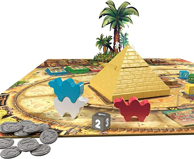 Pretzel Games Camel Up Second Edition Strategy Dice Game Family Board Game For Adults And Kids Ages 8 And Up 3 To 8 Players Average Playtime 30 to 45 Minutes Made By Eggertspiele PG3070