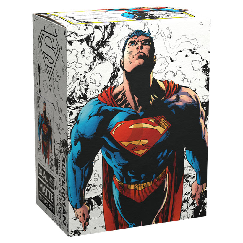 Dragon Shield Sleeves Standard Size Dual Matte Superman Core Full Color 100 Ct ATM16085