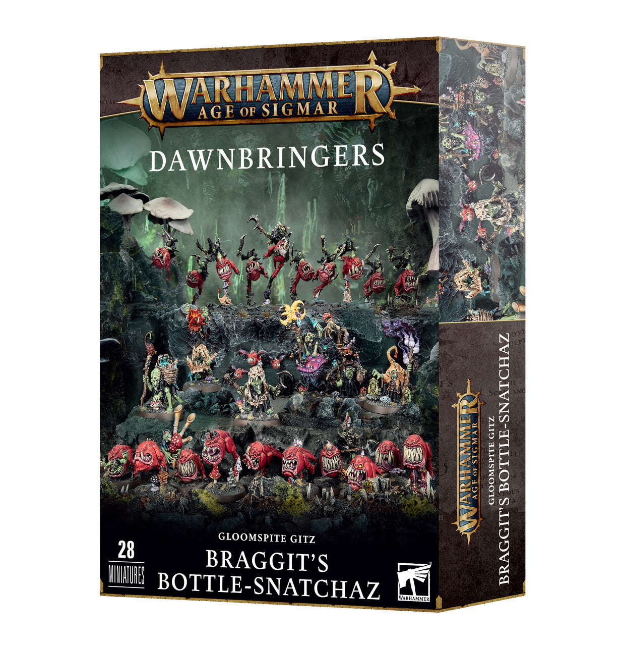 Games Workshop Warhammer Age Of Sigmar Grand Alliance Destruction Gloomspite Gitz BraggitÃ‚â€™S Bottle-Snatchaz 89-83