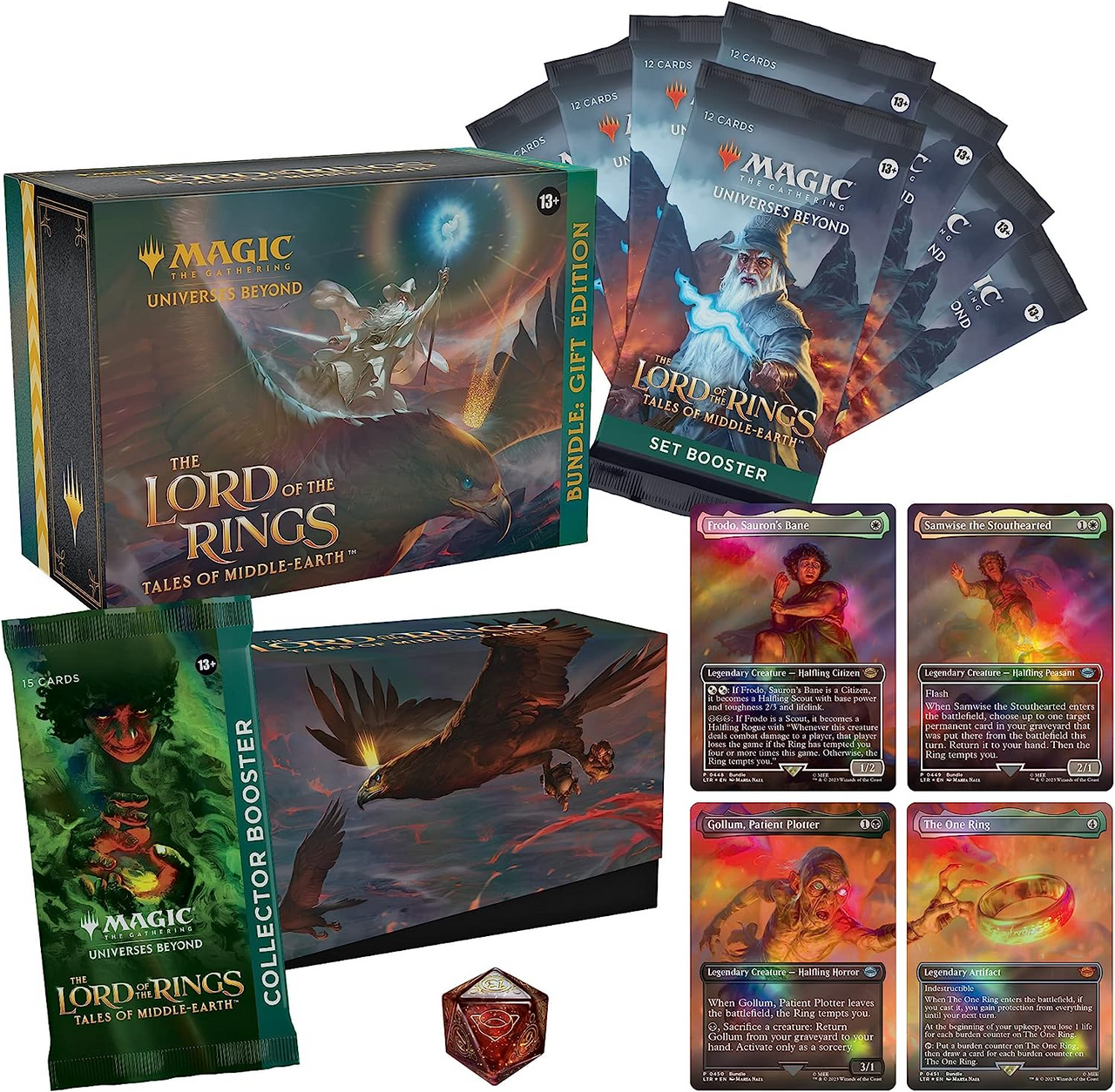 Magic The Gathering Universes Beyond The Lord of the Rings Tales of Middle-Earth Bundle Gift Edition WOC-D15360000