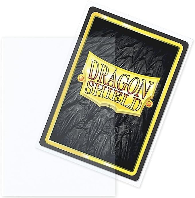 Dragon Shield Sleeves Standard Matte Outer Sleeves Clear 100 Ct ATM13002