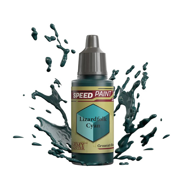 The Army Painter SpeedPaint 2.0 Lizardfolk Cyan Non Toxic Paints 18ml WP2082