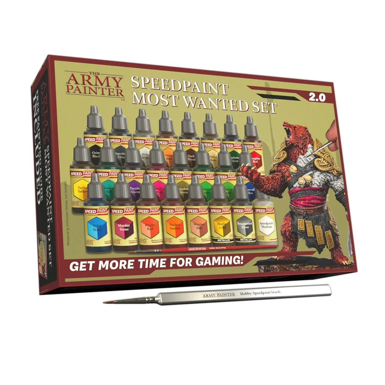 The Army Painter Speedpaint 2.0 Most Wanted Set 2.0 24x 18ml Speed Model Paint WP8060