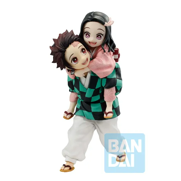 Bandai Spirits Ichibansho - Demon Slayer - Tanjiro Kamado & Nezuko Kamado (Immortal Ties), Collectible Figure
