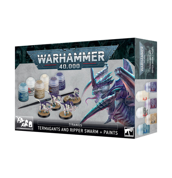 Games Workshop Citadel Termigants & Ripper Swarm+Paint Set Eng/Spa/Port/Latv/Rom 60-13