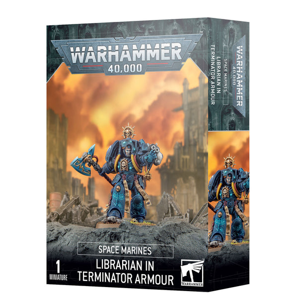 Games Workshop Warhammer 40K Space Marines librarian In Terminator Armour 48-06
