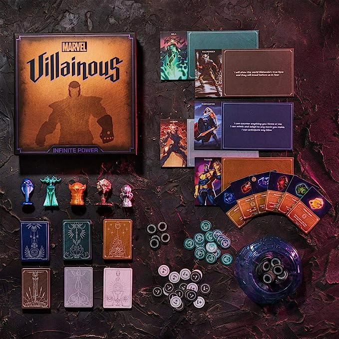 Ravensburger Marvel Villainous Infinite Power Strategy Board Game2 Player Game for Ages 12+ RVB60001871