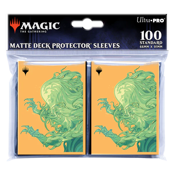 Ultra PRO Magic the Gathering CCG Commander Masters Omnath Locus of Mana 100ct Standard Deck Protector Sleeves 2 UPI-19967