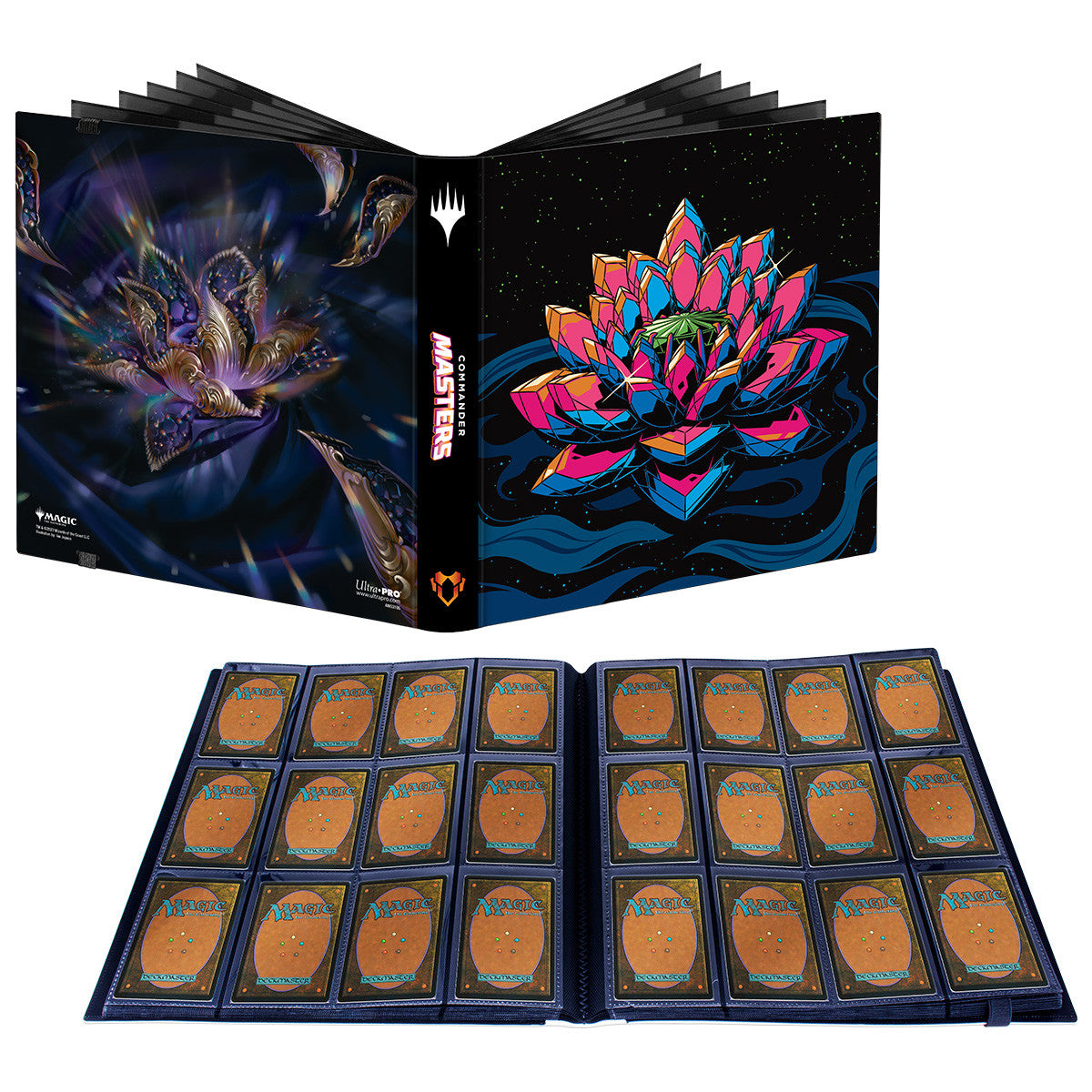 Ultra PRO Magic the Gathering CCG Commander Masters 12-Pocket PRO-Binder Holds up to 480 standard size cards UPI-19980