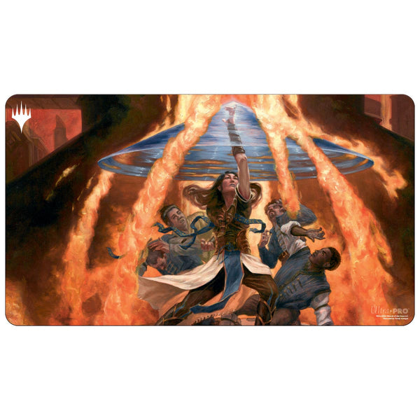 Ultra PRO Commander Masters Fierce Guardianship Blue Standard Gaming Playmat for Magic The Gathering UPI-19990