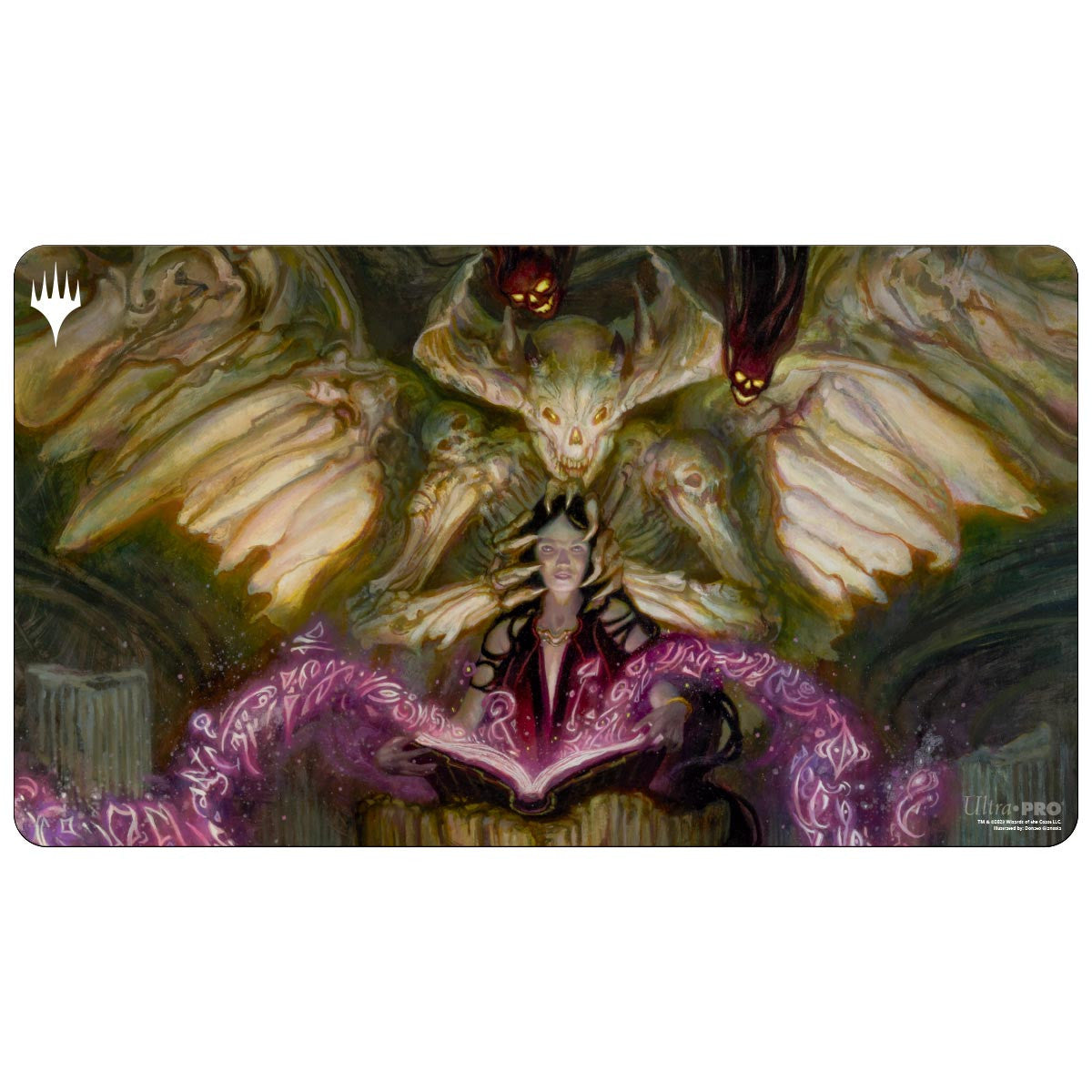Ultra PRO Commander Masters Demonic Tutor Black Standard Gaming Playmat for Magic The Gathering UPI-19991