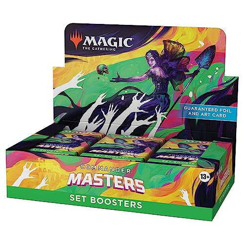 MTG Magic The Gathering CCG Commander Masters Set Booster Display 24 MTG-CM-SBD