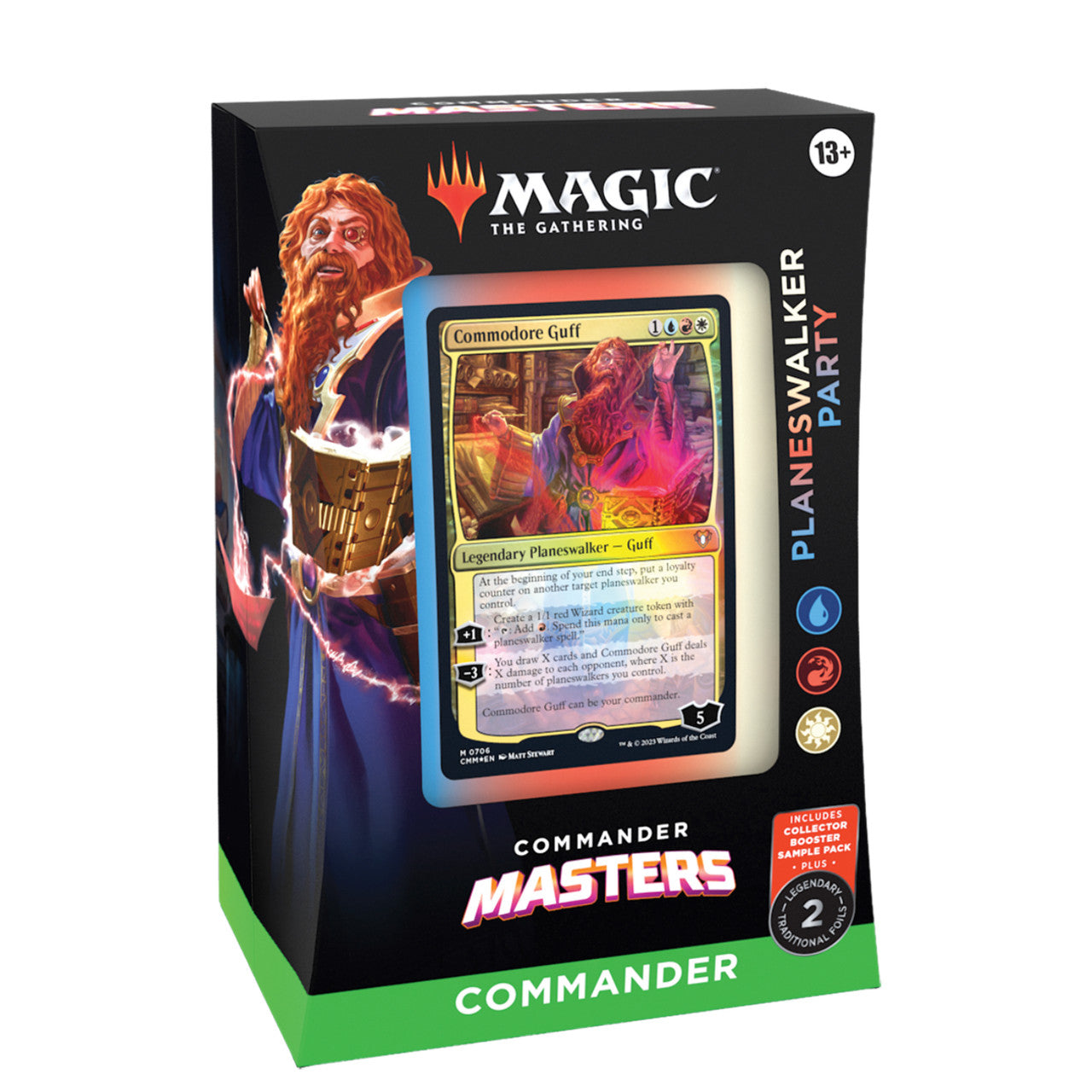 MTG Magic The Gathering CCG Commander Masters Commander Deck- Planeswalker Party White-Blue-Red Single Pack MTG-CM-CD-PlaneswalkerParty