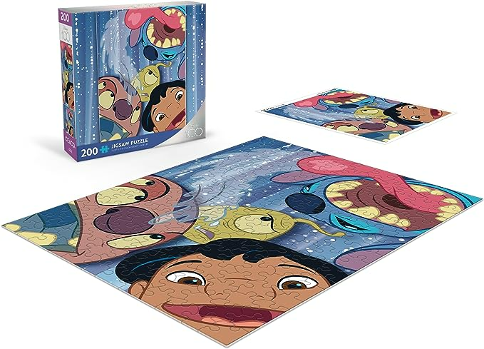 Ceaco Disney 100 Years Of Wonder Stitch Selfies Puzzle (200 Piece)Fun Family Disney Puzzle GWI224227
