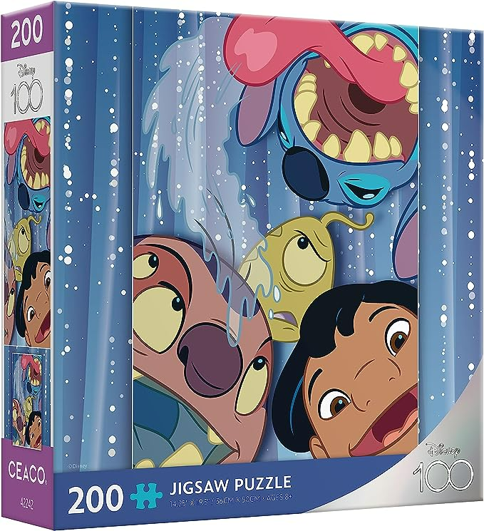 Ceaco Disney 100 Years Of Wonder Stitch Selfies Puzzle (200 Piece)Fun Family Disney Puzzle GWI224227