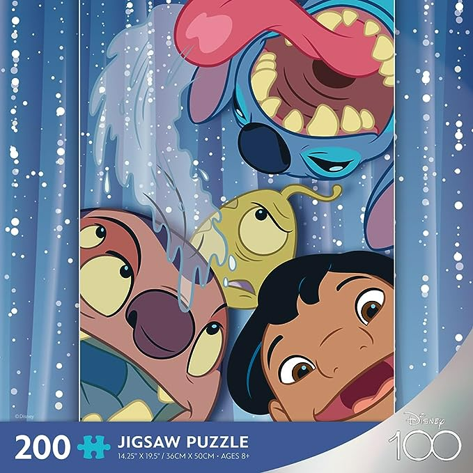 Ceaco Disney 100 Years Of Wonder Stitch Selfies Puzzle (200 Piece)Fun Family Disney Puzzle GWI224227