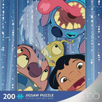 Ceaco Disney 100 Years Of Wonder Stitch Selfies Puzzle (200 Piece)Fun Family Disney Puzzle GWI224227