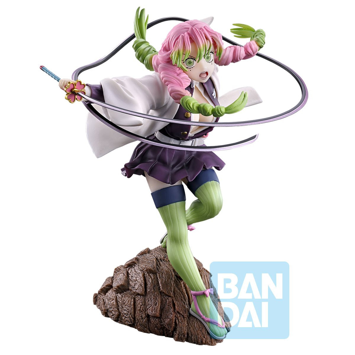 Mitsuri Kanroji Attack Demon Slayer Kimetsu no Yaiba Bandai Spirits Ichibansho Figure BAS65264