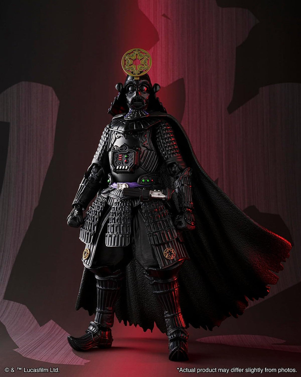 TAMASHII NATIONS - Star Wars: OBI-Wan Kenobi - Samurai Taisho Darth Vader (Vengeful Spirit), Bandai Spirits Meisho Movie Realization Action Figure