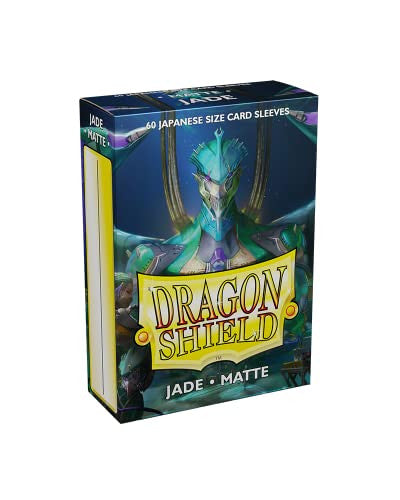 Dragon Shield Japanese Size Sleeves Matte Jade Card Sleeves 60ct AT-MDSH11104