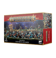 Games Workshop Warhammer Age of Sigmar Seraphon Saurus Guard can be assembled as Alpha Guardian Miniature 88-12