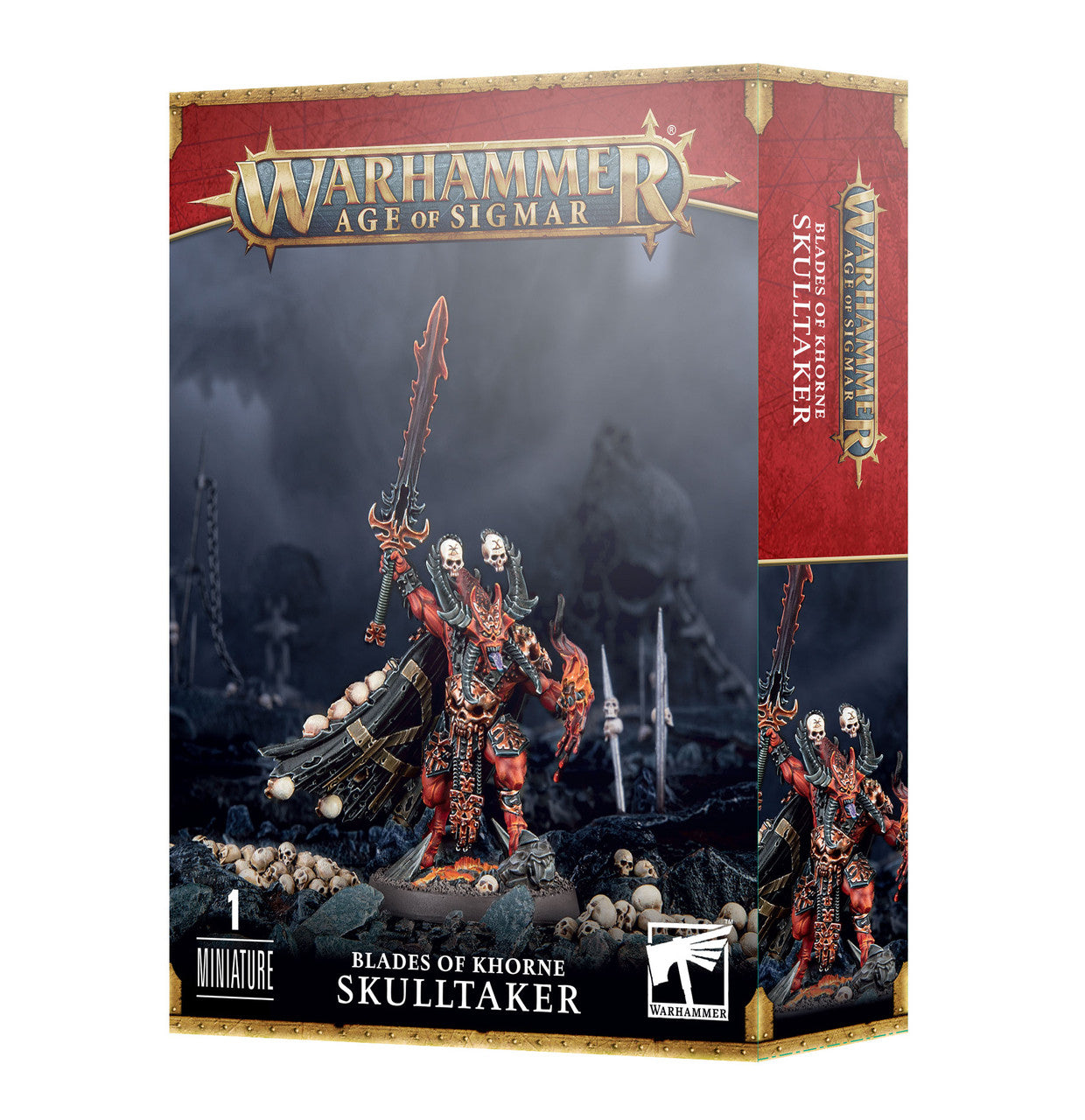 Games Workshop Warhammer 40K and Warhammer Age of Sigmar Daemons of Khorne Skulltaker Miniatures 97-35