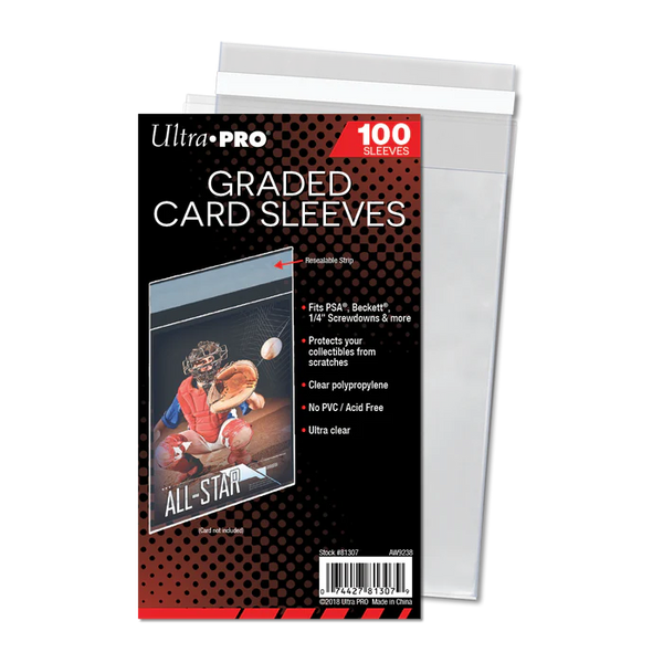 Ultra Pro Card Sleeves Graded Resealable 100ct UPR81307