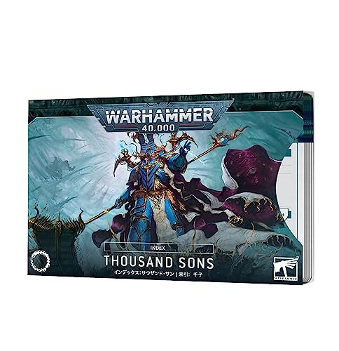 Games Workshop Warhammer 40K Armies Of Chaos Index Cards Thousand Sons English 72-36