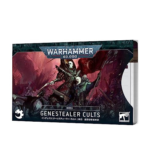 Games Workshop Warhammer 40K Xenos Armies Index Cards Genestealer Cults English 72-38