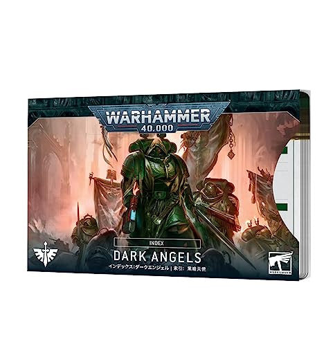 Games Workshop Warhammer 40K Space Marines Index Cards Dark Angels English 72-44